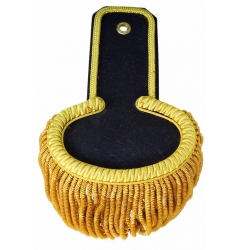 Epaulette Black / Gold Fringe